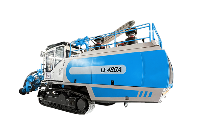 Integrated DTH drilling rig